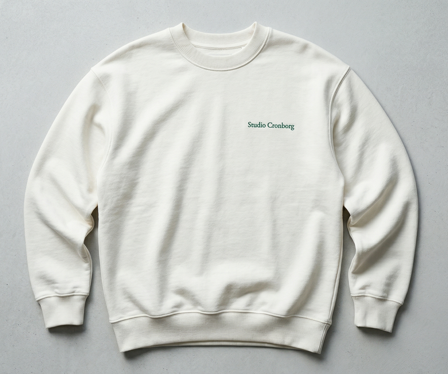 Object No. 01 — The Studio Cronborg Sweatshirt, front